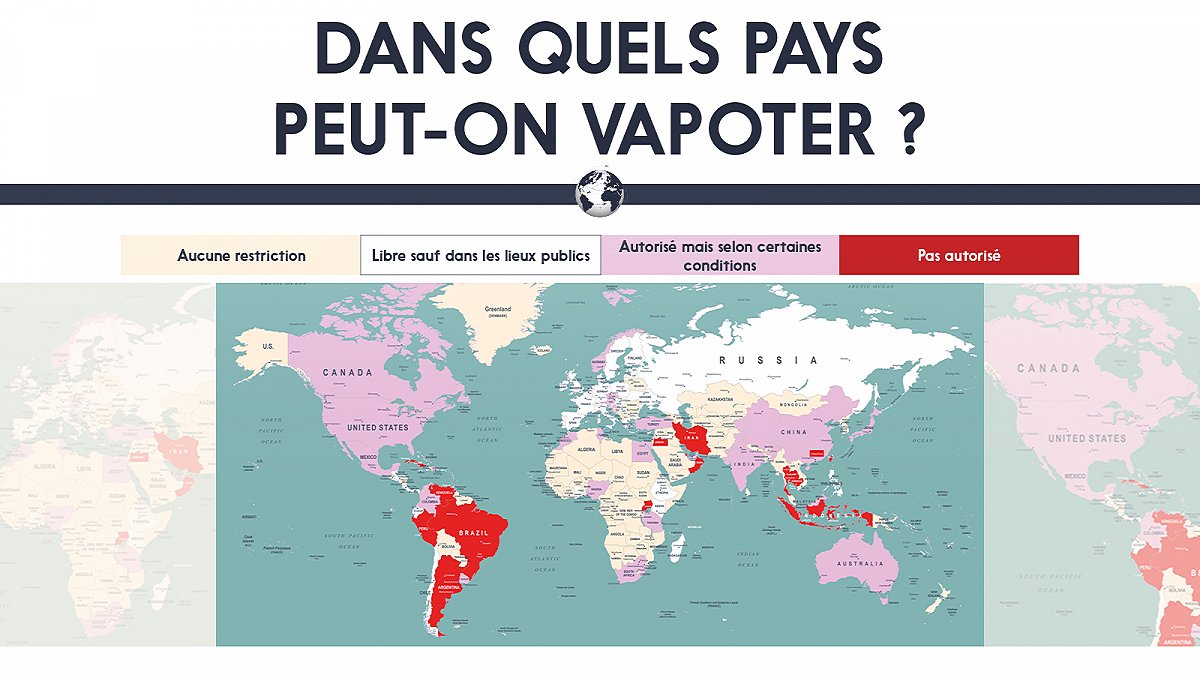 Point vacances : dans quels pays peut-on vapoter ?