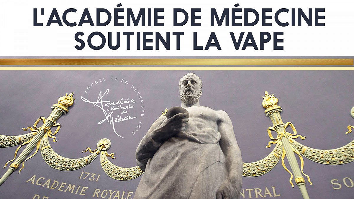 L’Académie de médecine soutient la vape