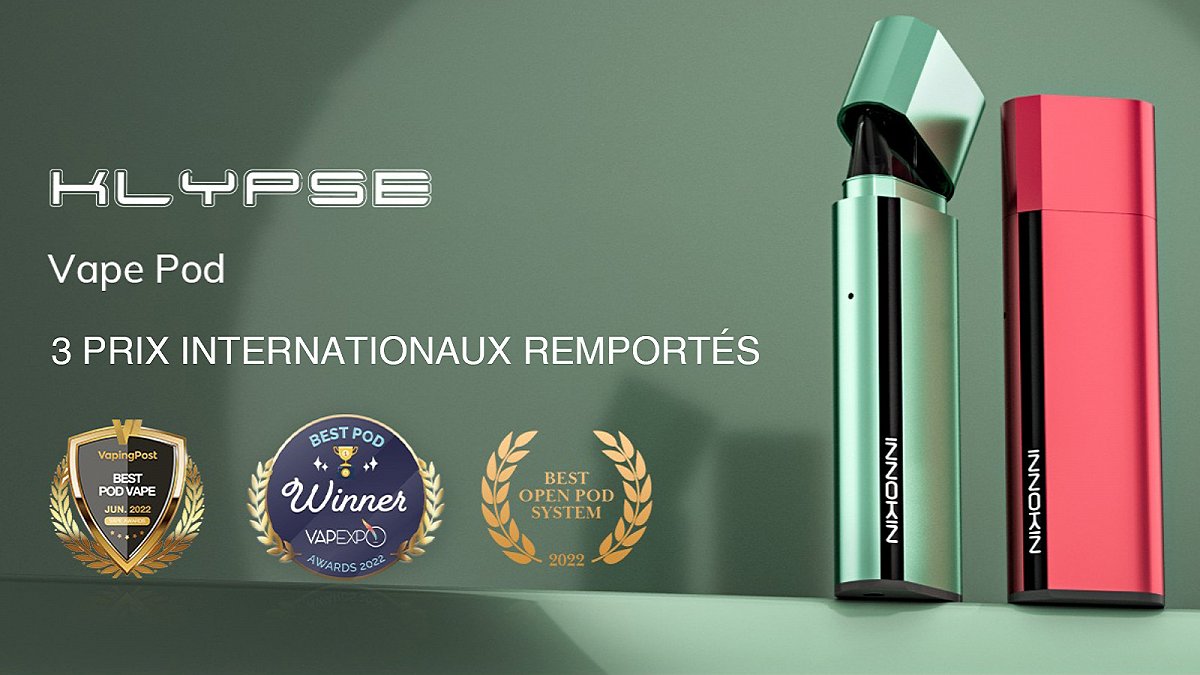 Le Klypse d'Innokin remporte 3 grands prix internationaux de la vape