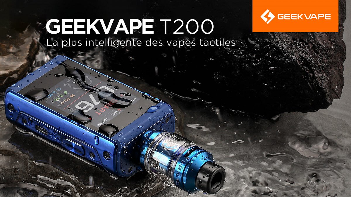 Le Geekvape T200 Aegis Touch : le kit a écran tactile le plus intelligent de tous les temps ! 