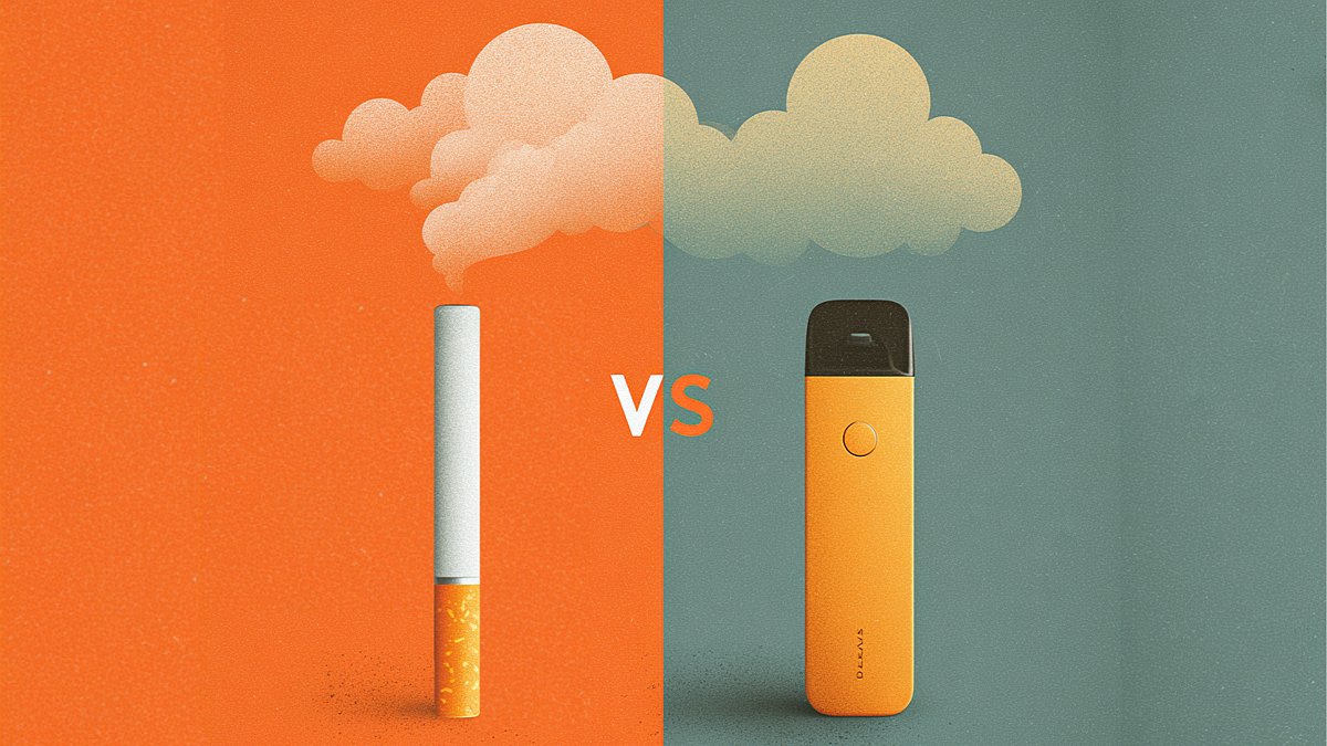 Puff ou cigarette : quel est le moins nocif ?
