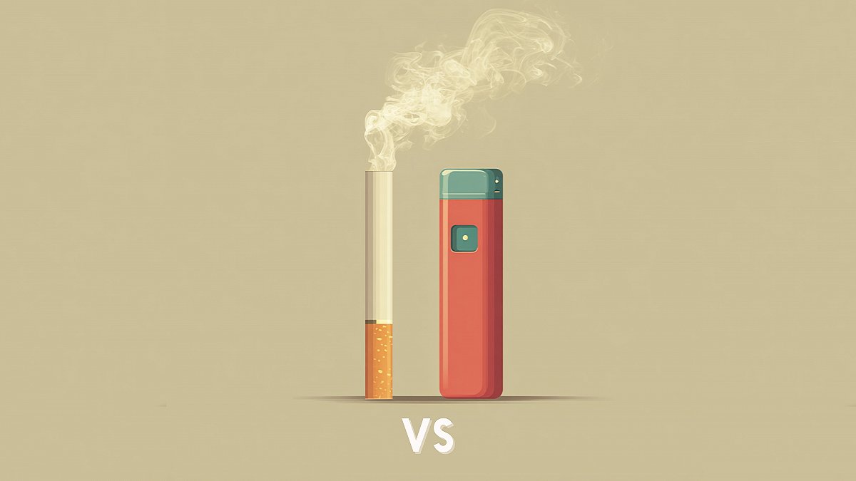 Est-ce mieux de fumer, la cigarette ou la puff ?