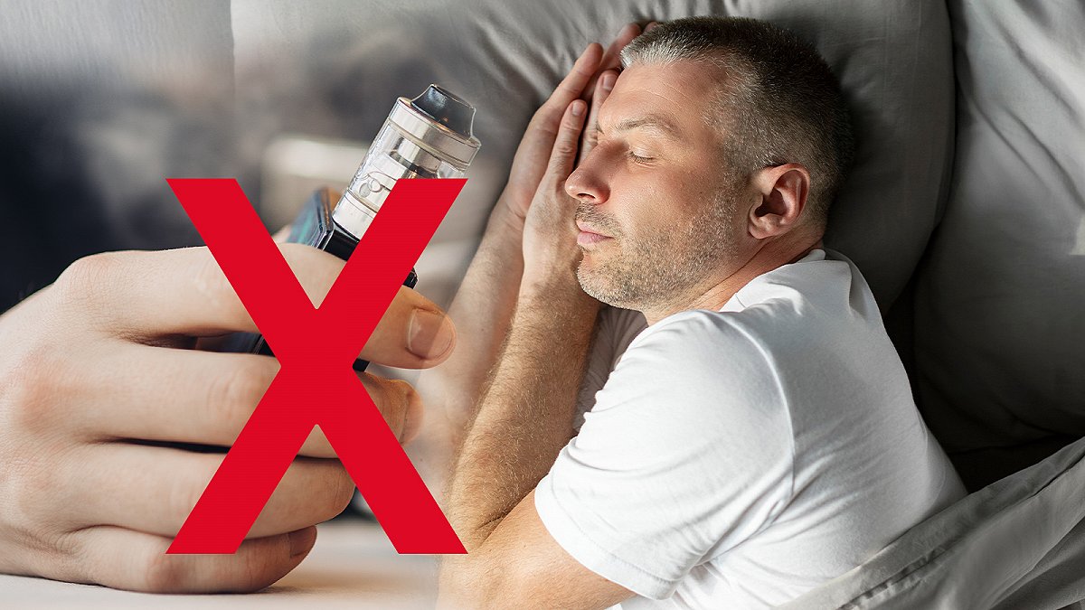 Vapoter avant de dormir, la fausse bonne idée !