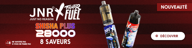 Puff 28k JNR x Fighter Fuel Shisha Plus