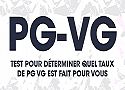 Test pour déterminer quel taux de pg vg est fait pour vous