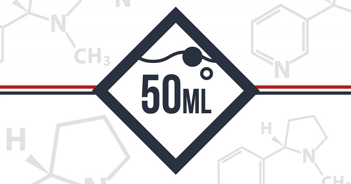 Est-ce qu'une fiole de 50ml contient de la nicotine ?" Est-ce qu'une fiole de 50ml contient de la nicotine ?"