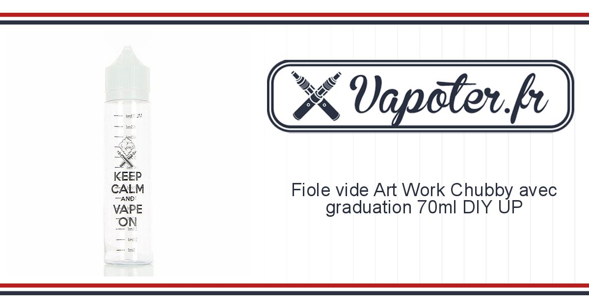 Cigarette électronique Fiole vide Art Work N 2 Chubby avec graduation 120ml  DIY UP - Cdiscount Au quotidien