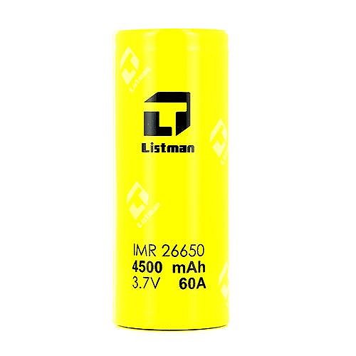 Accu 60A 26650 4500mah Listman