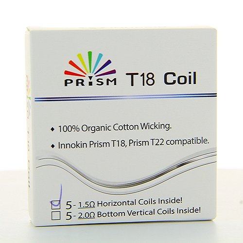 Pack de 5 résistances Prism T18-T22 1.5ohms Innokin