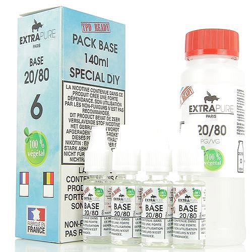 Pack Base 140ml 20/80 06mg Extrapure