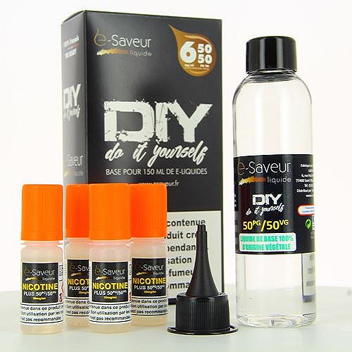 Pack DIY E Saveur 150ml 50/50 06mg