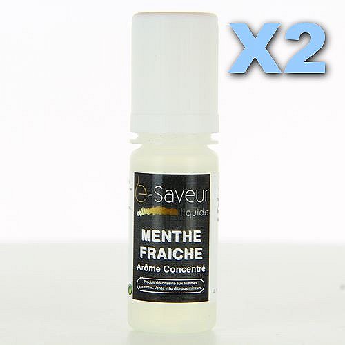 Menthe Fraîche Arôme E Saveur 2x10ml