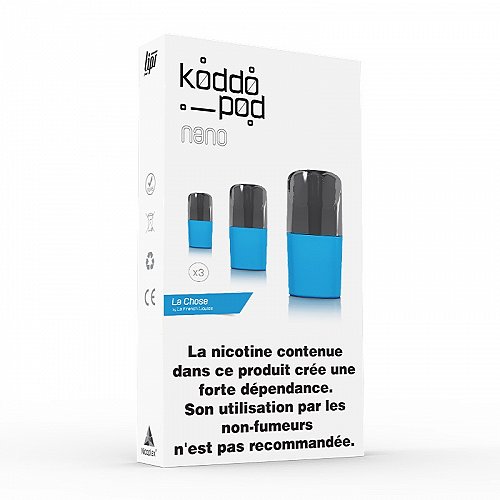 Pack de 3 Pods de 2ml La Chose Le French Liquide KoddoPod 10mg