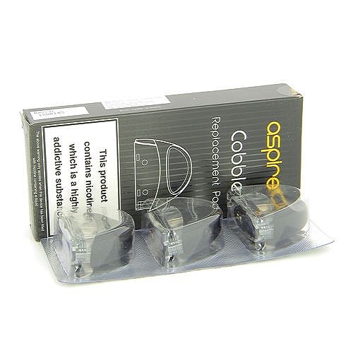 Pack de 3 Pod + résistances 1.4ohm Cobble Aspire