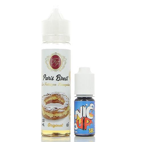 Paris Brest  La Fabrique Française 50ml + Booster Nic Up 10ml 18mg