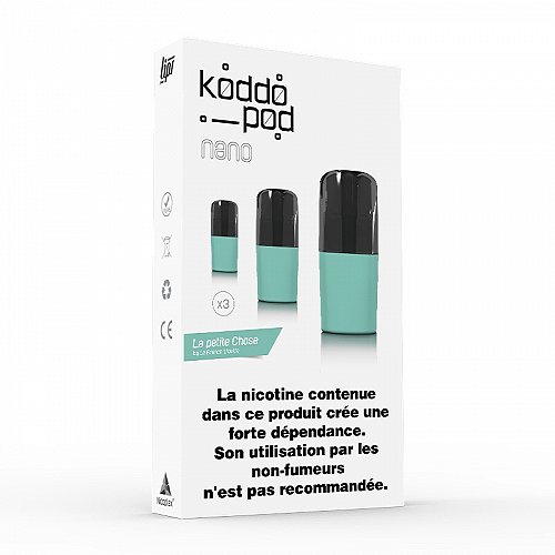 Pack de 3 Pods de 2ml La Petite Chose Le French Liquide KoddoPod 20mg