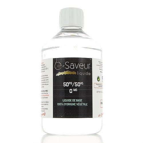 Base 500ml 50/50 00mg E Saveur