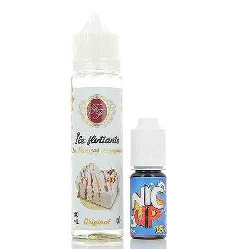 Île Flottante La Fabrique Française 50ml + Booster Nic Up 10ml 18mg