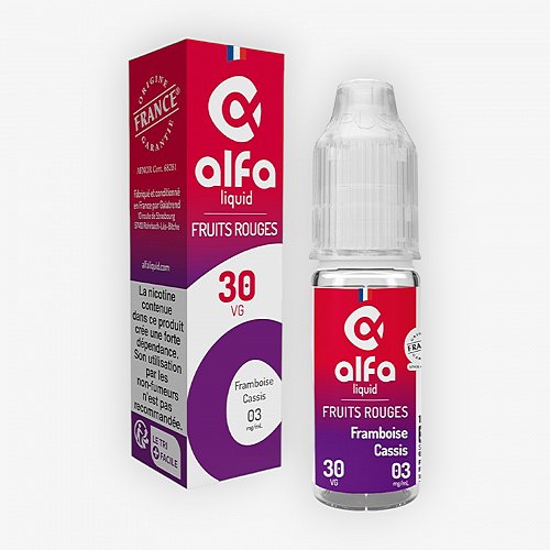 Framboise Cassis Alfaliquid 10ml