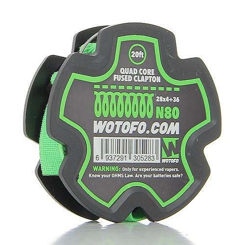 Bobine de 20ft Quad Core Fused Clapton 28G*4+36G Wotofo