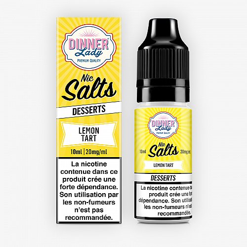 Lemon Tart Salt Nic Dinner Lady 10ml 20mg