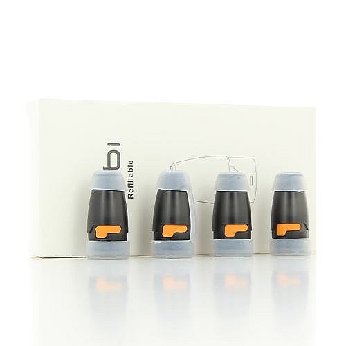 Pack de 4 Pod 1.7ml + résistances 1.8ohm Kubi Hotcig