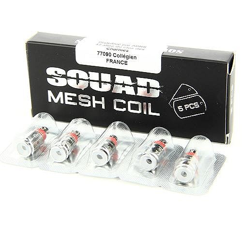 Pack de 5 résistances Squad Mesh 0.6ohm Squid Industries