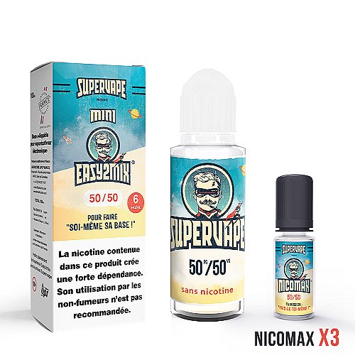 Base Mini Easy 2 Mix 50/50 06mg 100ml SuperVape