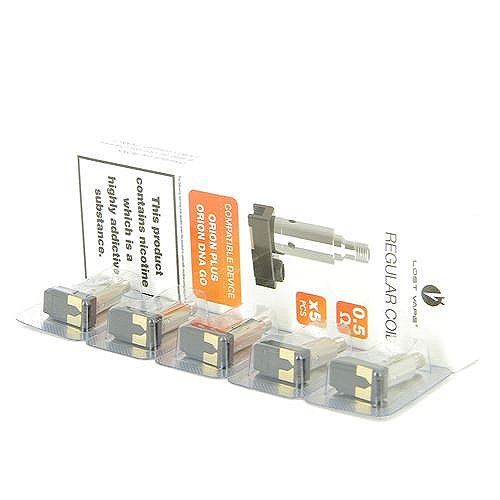Pack de 5 résistances 0.5ohm Orion Plus Lost Vape