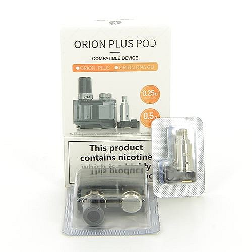 Cartouche 2ml + 2 résistances 0.25 et 0.5ohm Orion Plus Lost Vape