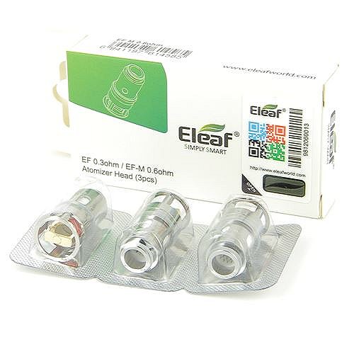 Pack de 3 résistances EF-M 0.6ohm Pesso Eleaf