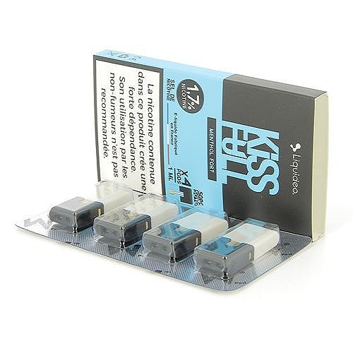 Pack de 4 Pods de 1ml Kiss Full W Pod Liquideo 20mg