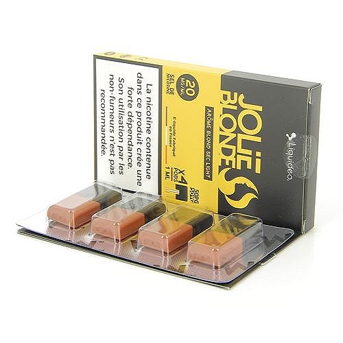 Pack de 4 Pods de 1ml Jolie Blonde W Pod Liquideo 20mg