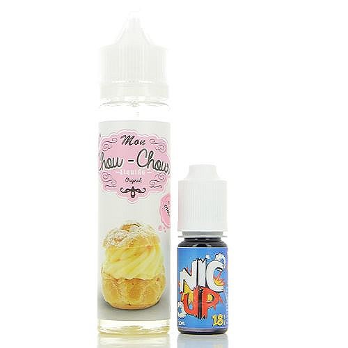 Chou à la Crème Mon Chou-Choux 50ml + Booster Nic Up 10ml 18mg