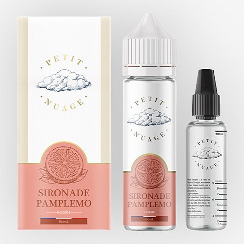 Sironade Pamplemo Petit Nuage 60ml + Fiole Vide 30ml Graduée