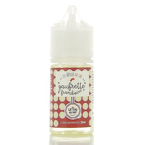 Gaufrette Framboise Concentré Le Coq Qui Vape Premium 30ml