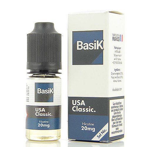 USA Classic Nic Salt BasiK Cloud Vapor 10ml