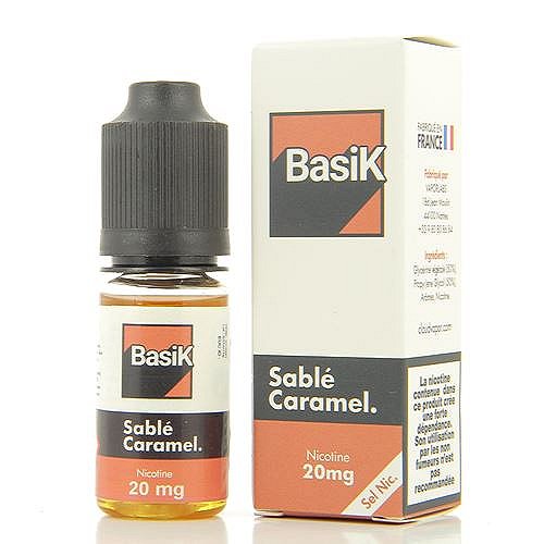 Sablé Caramel Nic Salt BasiK Cloud Vapor 10ml