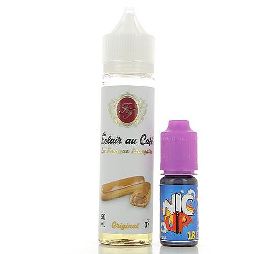 Éclair Au Café La Fabrique Française 50ml + Booster Nic Up 10ml 18mg