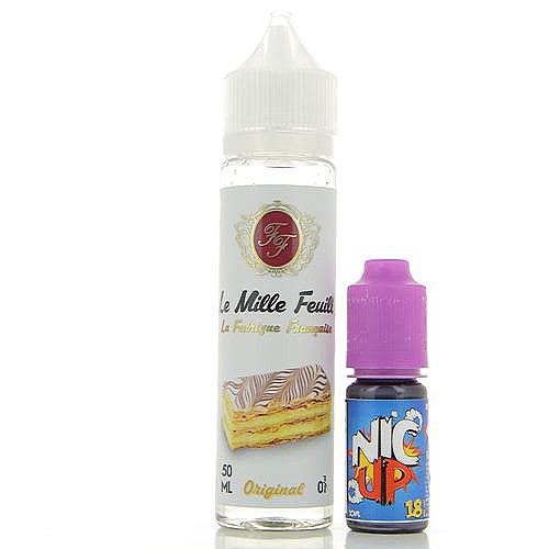 Le Mille Feuille La Fabrique Française 50ml + Booster Nic Up 10ml 18mg