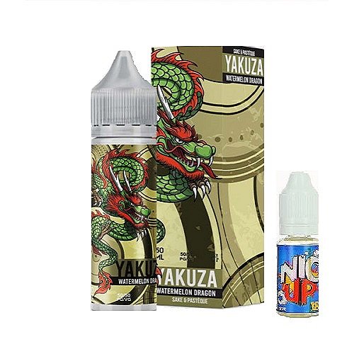 Watermelon Dragon Yakuza 50ml + Booster Nic Up 10ml 18mg