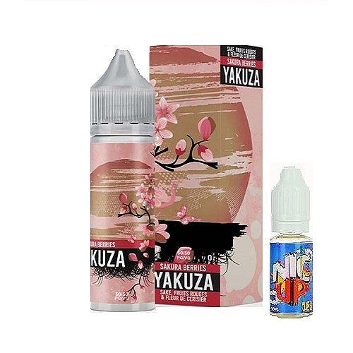 Sakura Berries Yakuza 50ml + Booster Nic Up 10ml 18mg