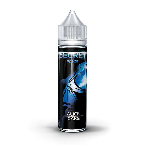 Alien Cake Secret Space 50ml + Booster Nic Up 10ml 18mg