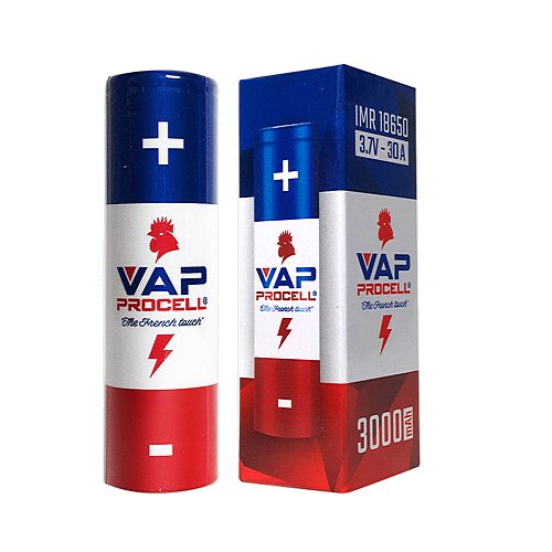 Accu 30A 18650 3000mah IMR Vap Procell
