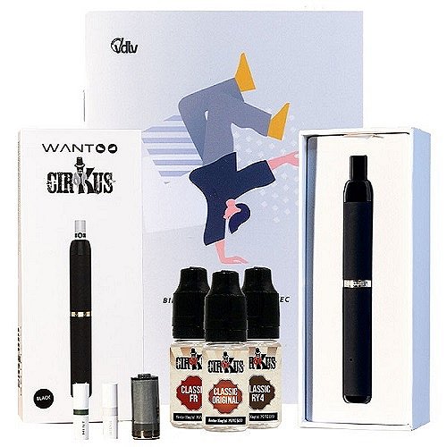 Pack Découverte Kit Wantoo Pod + Classic Original, FR, RY4 10ml 12mg - 16mg VDLV Cirkus