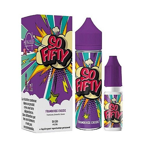 Pack 50ml + 10ml Framboise Cassis So Fifty Alfaliquid - 03mg