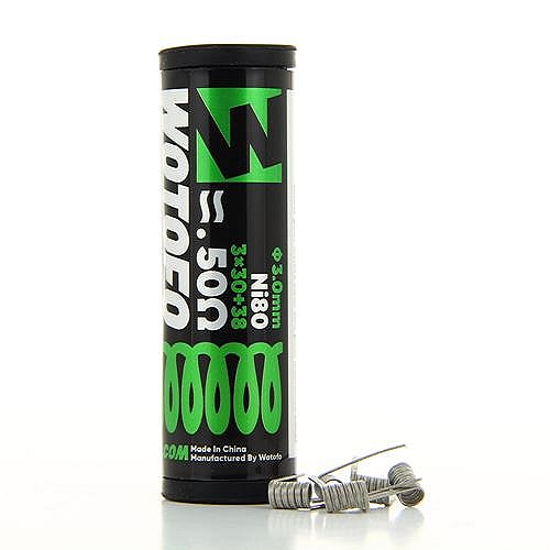 Pack de 5 coils Alien Wires NI 80 30*3+38 0.5ohm Wotofo