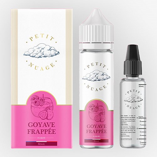 Goyave Frappée Petit Nuage 60ml + Fiole Vide 30ml Graduée