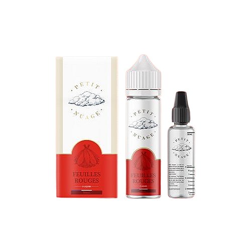Feuilles Rouges Petit Nuage 60ml + Fiole Vide 30ml Graduée