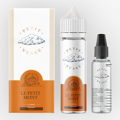 Le Petit Mont Petit Nuage 60ml + Fiole Vide 30ml Graduée